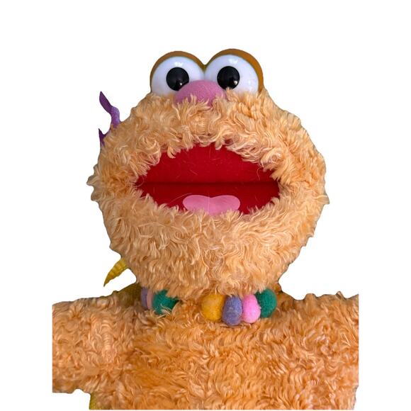 Sesame Street Zoe Plush Back Pack 16 Inches PBS W/Straps & Zippered Pouch - Picture 1 of 6